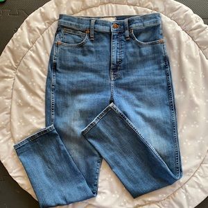 Madewell Stovepipe Denim Jeans Size 27